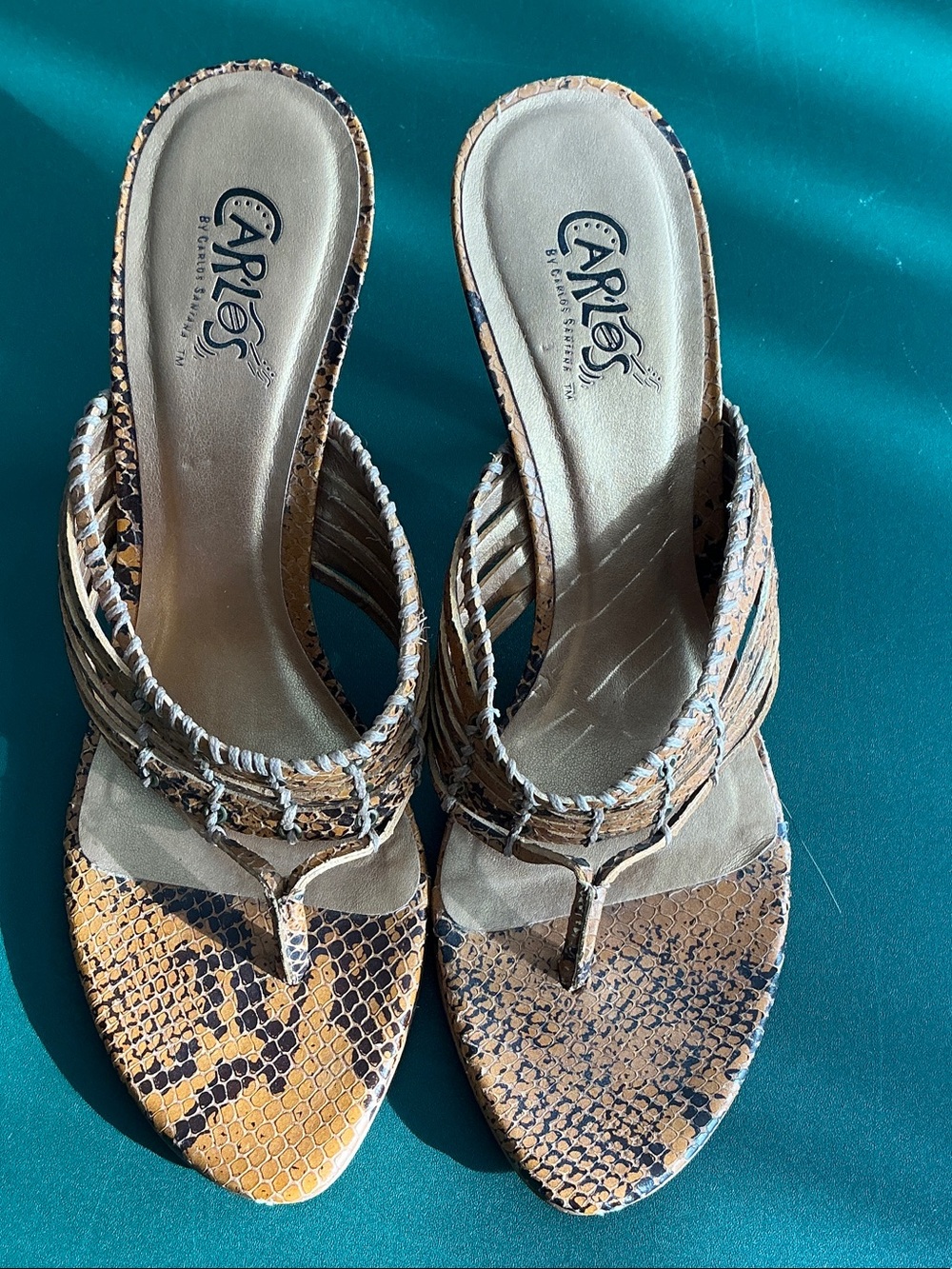 Carlos Santana Huntress Women's Animal Print Heels 9M